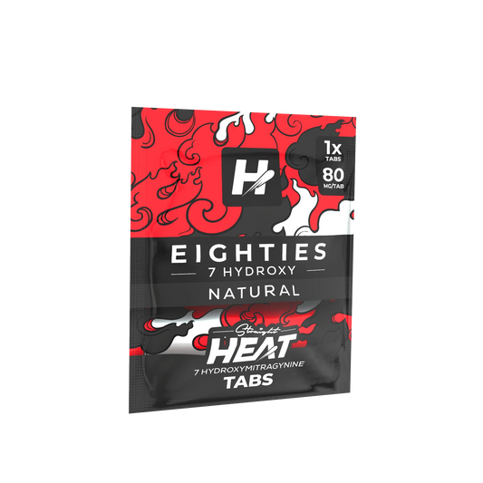 STRAIGHT HEAT - EIGHTIES TABS - 7 HYDROXY - 80MG 1 COUNT